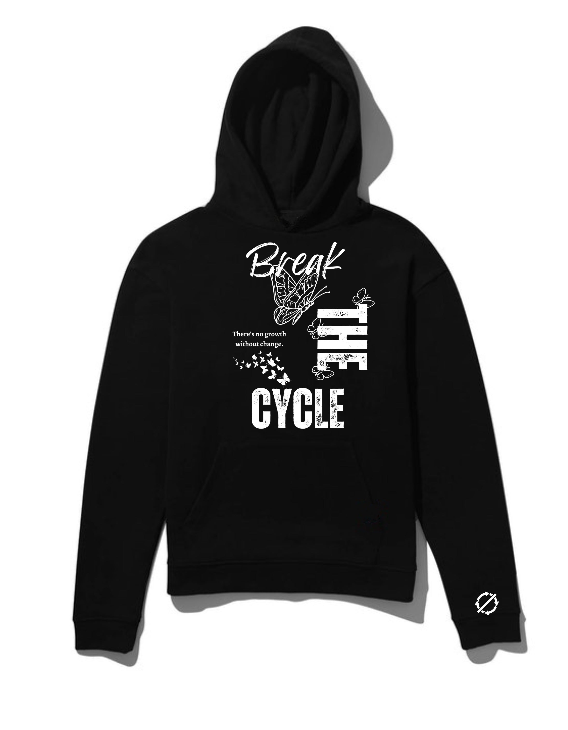 Black Butterfly Hoodie – Break The Cycle Gear